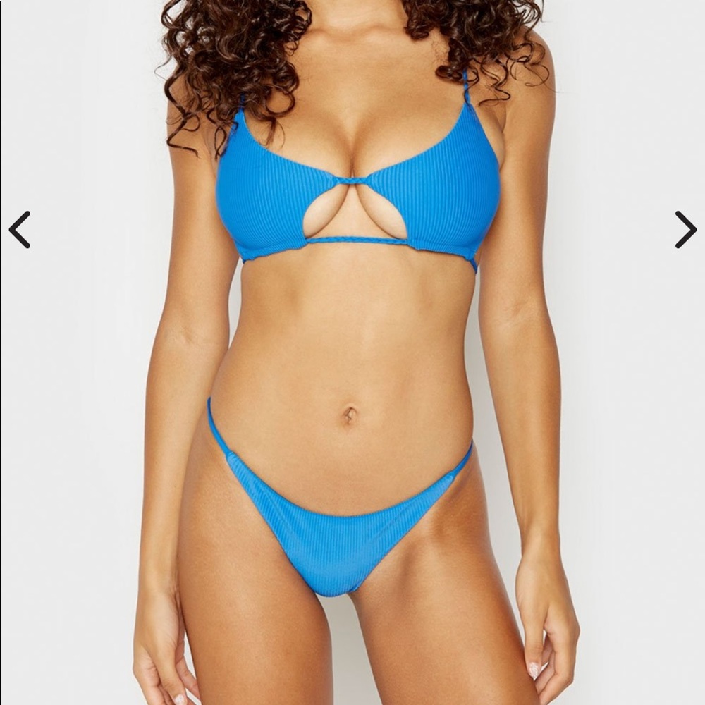 ✨NWT✨ Frankies Bikinis Willa BOTTOM in “cobalt”